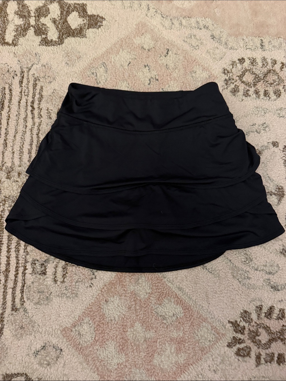 Athleta Girls' Black Tiered Active Skort